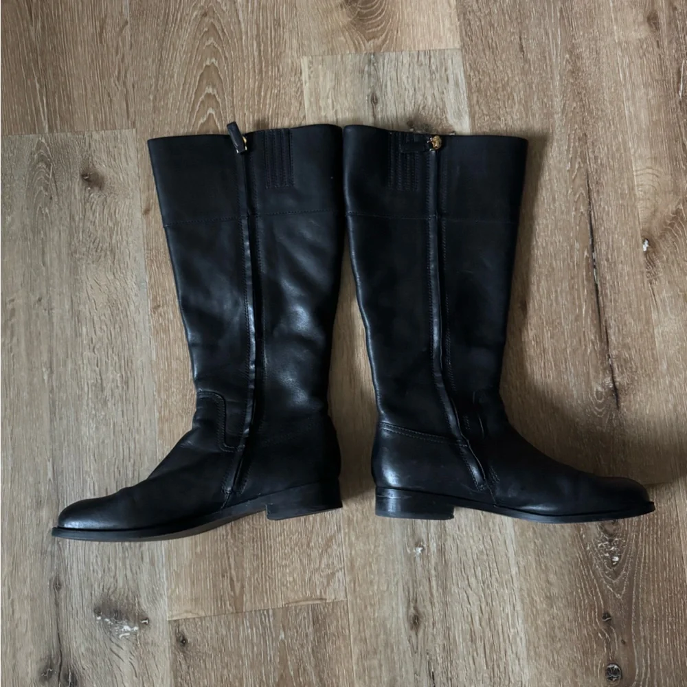 Lauren Ralph Lauren Black‎ Tall Knee High Boots Black Size 8